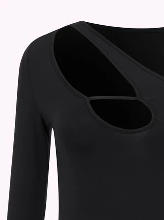Kollyy Casual Black Top T-Shirt 3 Kollyy Casual Black Top T-Shirt - Image 3