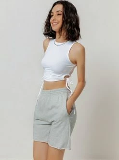 Kollyy Casual White Top Tank Top & Cami -Tops Sales 8ff329787e47fb184d2d7896b28d3596