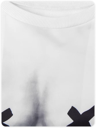 Kollyy Street White Body Print Top Hoodie & Sweatshirt 2 Kollyy Street White Body Print Top Hoodie & Sweatshirt - Image 2