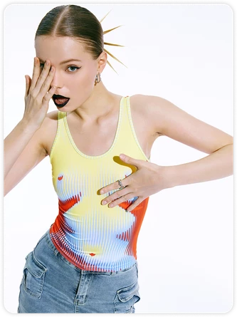 Kollyy Green Body Crew Neck Top Tank Top & Cami 1 Kollyy Green Body Crew Neck Top Tank Top & Cami