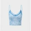Kollyy Casual Blue Top Tank Top & Cami