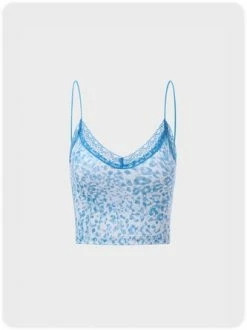 Kollyy Casual Blue Top Tank Top & Cami