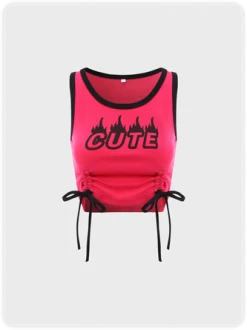 Kollyy Street Pink Top Tank Top & Cami