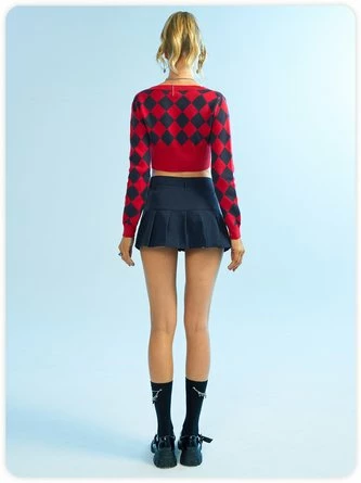 Kollyy Casual Red-Blue Top Sweater 5 Kollyy Casual Red-Blue Top Sweater - Image 5