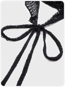 Kollyy Punk Black Lace-Up Design Cut Out Halloween Top Sweater 6 Kollyy Punk Black Lace-Up Design Cut Out Halloween Top Sweater -Tops Sales 95e89c6418ee14200437186b7e3ad460