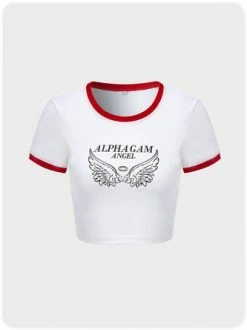 Kollyy Sweet White Top T-Shirt