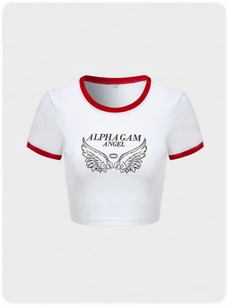 Kollyy Sweet White Top T-Shirt 1 Kollyy Sweet White Top T-Shirt