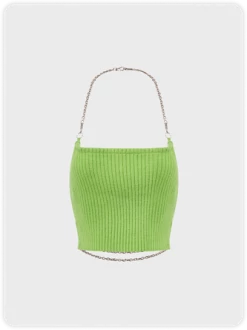 Kollyy Casual Green Top Tank Top & Cami