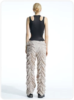 Kollyy Black Totem Cut Out Cyberpunk Top Bodysuit -Tops Sales 977724fd857e47b65a08e40ff814de79