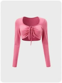 Kollyy Casual Deep Pink Top Tank Top & Cami