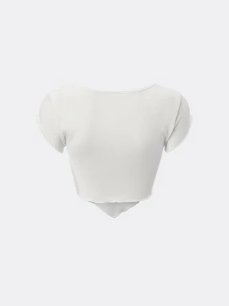 Kollyy Y2K White Butterfly Square Neck Top T-Shirt 11 Kollyy Y2K White Butterfly Square Neck Top T-Shirt - Image 11