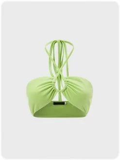 Kollyy Casual Green Top Tank Top & Cami