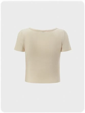 Kollyy Casual Apricot Top T-Shirt 20 Kollyy Casual Apricot Top T-Shirt - Image 20