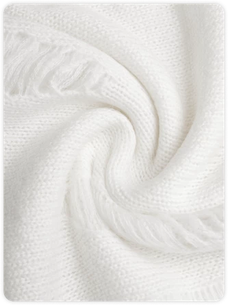 Kollyy Street White Asymmetrical Design Cut Out Top Sweater 3 Kollyy Street White Asymmetrical Design Cut Out Top Sweater - Image 3