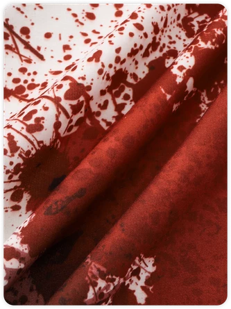 Kollyy Punk White Graffiti Metal Cut Out Halloween Top T-Shirt 7 Kollyy Punk White Graffiti Metal Cut Out Halloween Top T-Shirt - Image 7