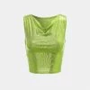 Kollyy Green Top Tank Top & Cami