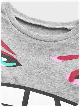 Kollyy Street Gray Top T-Shirt 5 Kollyy Street Gray Top T-Shirt - Image 5