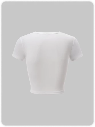 Kollyy Street White Letter Top T-Shirt 10 Kollyy Street White Letter Top T-Shirt - Image 10