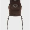 Kollyy Sweet Brown Top Tank Top & Cami
