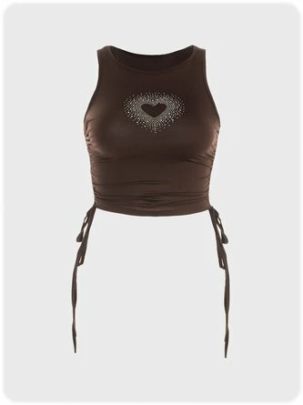 Kollyy Sweet Brown Top Tank Top & Cami 1 Kollyy Sweet Brown Top Tank Top & Cami