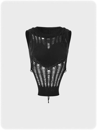 Kollyy Y2K Black Hooded Backless Top Sweater 1 Kollyy Y2K Black Hooded Backless Top Sweater