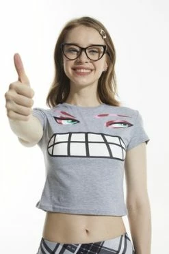 Kollyy Street Gray Top T-Shirt