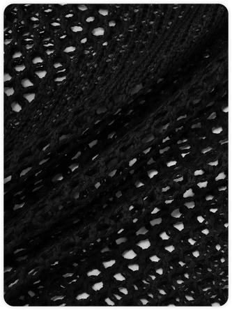 Kollyy Street Khaki Ripped Star Knit Top Sweater 3 Kollyy Street Khaki Ripped Star Knit Top Sweater - Image 3