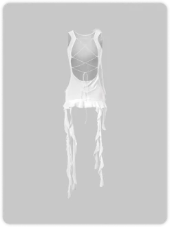 Kollyy Y2k White Mesh Top Women Top -Tops Sales a21f26bc60db23c144df609a2db9fdd5