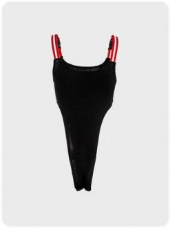 Kollyy Street Black Sleeveless Embroidery Cyberpunk Top Bodysuit -Tops Sales a265f97264678a24ac0db6221b74e18c