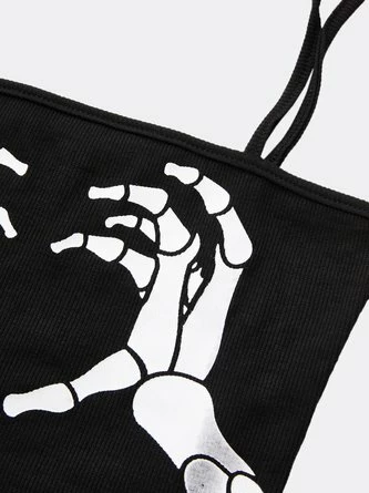 Kollyy Punk Black Top Tank Top & Cami 9 Kollyy Punk Black Top Tank Top & Cami - Image 9