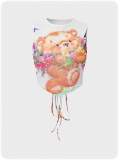 Kollyy Sweet White Top Tank Top & Cami -Tops Sales a7ac8fb69fdf43a5674a7b93a6e51927