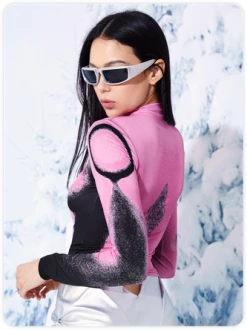 Kollyy Edgy Deep Pink Top T-Shirt 15 Kollyy Edgy Deep Pink Top T-Shirt -Tops Sales a85bfdacb594bd3f7c299ee3f7175e08