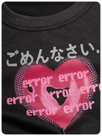 Kollyy Y2k Gray Heart Metal Chain Top Hoodie & Sweatshirt 6 Kollyy Y2k Gray Heart Metal Chain Top Hoodie & Sweatshirt - Image 6