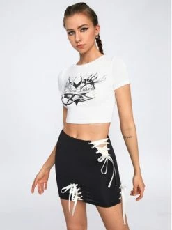 Kollyy Casual White Top T-Shirt -Tops Sales aae64b536a11081a128133e1a2862912