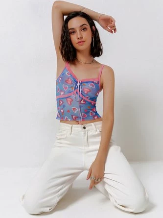 Kollyy Blue Top Tank Top & Cami 1 Kollyy Blue Top Tank Top & Cami