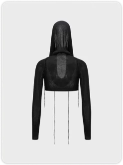 Kollyy Edgy Black Hooded Cut Out Top Sweater 8 Kollyy Edgy Black Hooded Cut Out Top Sweater -Tops Sales ace70c4db15d39f535527daa61fef0a6