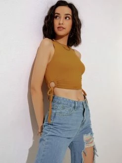 Kollyy Casual White Top Tank Top & Cami -Tops Sales ae41954671251cb5c7bdb18ef7e644fe