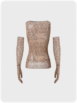Kollyy Y2K Khaki Mesh Letter Arm Sleeves Party Top Women Top 36 Kollyy Y2K Khaki Mesh Letter Arm Sleeves Party Top Women Top -Tops Sales aea1bc4716b9a953caf6fd134babccf6