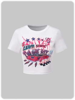 Kollyy Street White Top T-Shirt