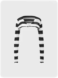 Kollyy Black-White Top Sweater -Tops Sales b02e0fd56c97b4ddd7cea54f260a4ef8