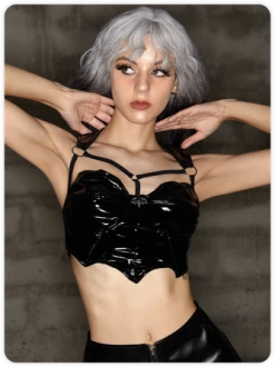 Kollyy Punk Black Metal Halloween Top Tank Top & Cami -Tops Sales b05086245e8632dc977d00f75c843d65