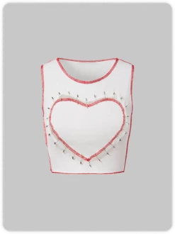 Kollyy Casual White Top Tank Top & Cami