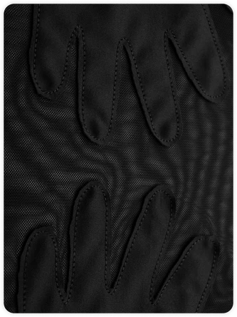 Kollyy Edgy Black Mesh Hand Party Top Tank Top & Cami 2 Kollyy Edgy Black Mesh Hand Party Top Tank Top & Cami - Image 2