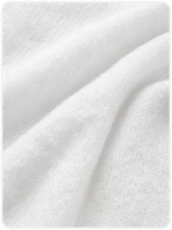 Kollyy White Knit Ripped Top Sweater -Tops Sales b22d89783d4b85d2504d7d359d15c6a5