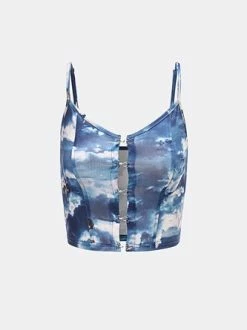 Kollyy Blue Top Tank Top & Cami