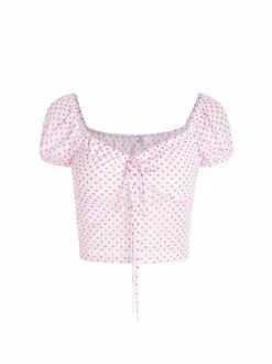 Kollyy Sweet Black-Pink Top T-Shirt