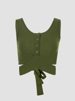 Kollyy Vintage Army Green Top Tank Top & Cami 8 Kollyy Vintage Army Green Top Tank Top & Cami -Tops Sales b6c44b80a634c45c99f9d15f69e1a1ff