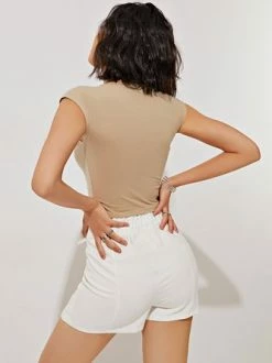 Kollyy Casual Khaki Top T-Shirt 9 Kollyy Casual Khaki Top T-Shirt -Tops Sales b704e7bcef70b43b8f87324ddd376d2f