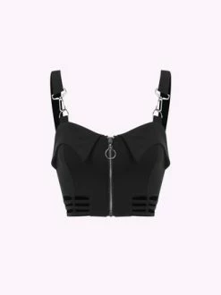 Kollyy Fashion Black Top Tank Top & Cami