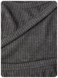 Kollyy Edgy Deep Gray Cut Out Asymmetrical Design Top T-Shirt -Tops Sales b79ccaf1f86b8de81bcdaa3a89bdffee